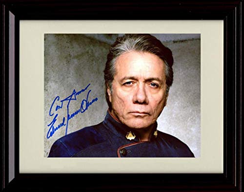 Unframed Edward James Olmos Autograph Replica Print Unframed Print - Television FSP - Unframed   