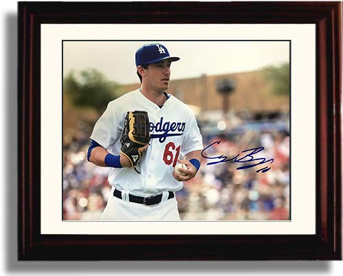 Framed 8x10 Cody Bellinger"Close Up" Autograph Replica Print Framed Print - Baseball FSP - Framed   