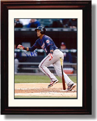 Framed 8x10 Jorge Polanco"Big Hit" Autograph Replica Print Framed Print - Baseball FSP - Framed   