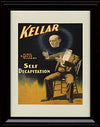 Kellar in His Latest Mystery - Self Decapitation Vintage Advertising Print - Wall Frame Unframed Print - Advertising FSP - Unframed   