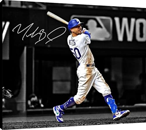 Mookie Betts Metal Wall Art - MVP Spotlight Metal - Baseball FSP - Metal   