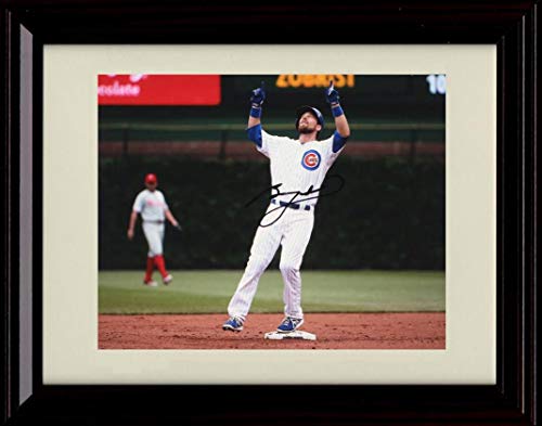 Unframed Ben Zobrist Autograph Replica Print - Hands Up Unframed Print - Baseball FSP - Unframed   