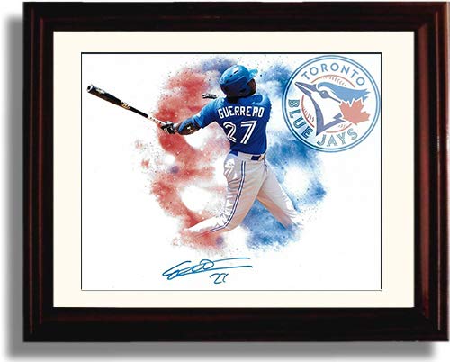 Unframed Vladimir Guerrero Jr Spotlight Autograph Replica Print Unframed Print - Baseball FSP - Unframed   