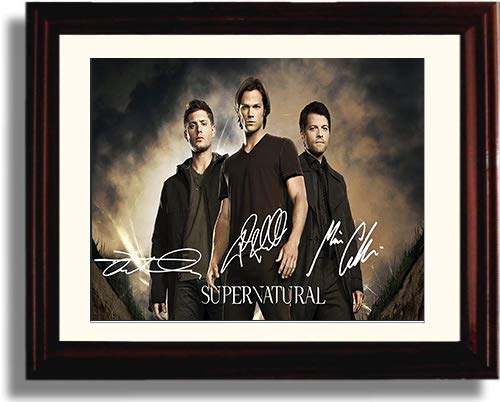 Unframed Supernatural - Cast Autograph Replica Print Unframed Print - Television FSP - Unframed   