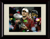 Unframed Lincoln Riley Oklahome Sooners Autograph Replica Print - Holding the Trophy Unframed Print - College Football FSP - Unframed   