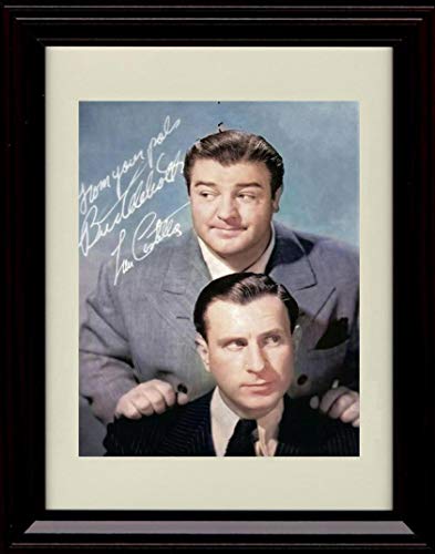 Unframed Lou Costello - Abbot and Costello - Autograph Replica Print Unframed Print - Television FSP - Unframed   