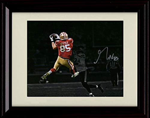 Unframed George Kittle - Spotlight Catch - Autograph Replica Print Unframed Print - Pro Football FSP - Unframed   