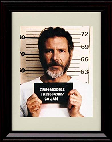 Unframed The Fugitive - Richard Kimble - Mugshot Replica Print Unframed Print - Movies FSP - Unframed   