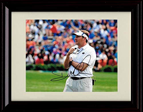 Framed 8x10 Dan Mullen - The Coach - Florida Gators - Autograph Replica Print Framed Print - College Football FSP - Framed   