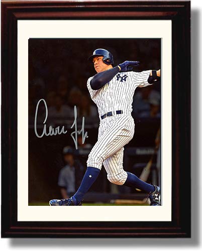 Unframed Aaron Judge "Going Yard" Autograph Replica Print Unframed Print - Baseball FSP - Unframed   