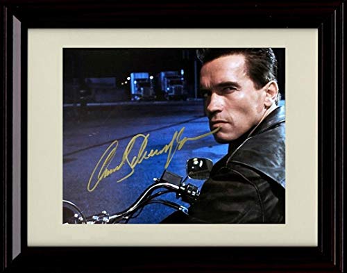 Unframed Terminator - Arnold Schwarzenegger Autograph Replica Print Unframed Print - Movies FSP - Unframed   