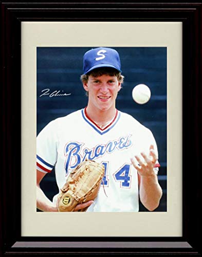 Unframed Tom Glavine Autograph Replica Print - Youthful HoF'er Unframed Print - Baseball FSP - Unframed   