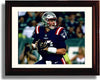 Mac Jones Autograph Replica Print - Looking Downfield - Unframed Unframed Print - Pro Football FSP - Unframed   