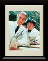 8x10 Framed Mr Roarke and Tattoo - Fantasy Island - Autograph Replica Print Framed Print - Television FSP - Framed   