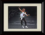 Joe Burrow Autograph Replica Print - Throwing Spotlight - Unframed Unframed Print - Pro Football FSP - Unframed   