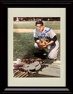 Unframed Yogi Berra Autograph Replica Print - HoF Catcher Unframed Print - Baseball FSP - Unframed   