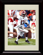 Framed 8x10 Jaylen Waddle - On the Run - Alabama Crimson Tide - Autograph Replica Print Framed Print - College Football FSP - Framed   