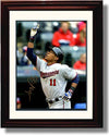 Unframed Jorge Polanco"Celebration" Autograph Replica Print Unframed Print - Baseball FSP - Unframed   