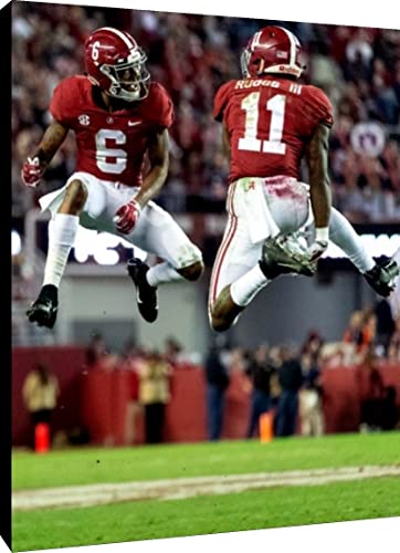 Henry Ruggs And DeVonta Smith Acrylic Wall Art - Double Jump - Alabama Acrylic - College Football FSP - Acrylic   