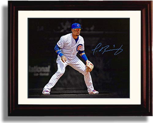 Framed 8x10 Javier Baez"Spotlight" Autograph Replica Print Framed Print - Baseball FSP - Framed   