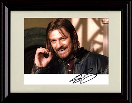 Unframed Lord of The Rings - Sean Bean Autograph Replica Print Unframed Print - Movies FSP - Unframed   