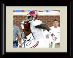 Framed 8x10 Jerry Jeudy - TD Run - Alabama Crimson Tide - Autograph Replica Print Framed Print - College Football FSP - Framed   