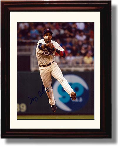 Framed 8x10 Jorge Polanco"In the Air" Autograph Replica Print Framed Print - Baseball FSP - Framed   