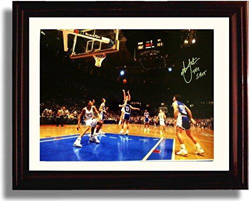 Unframed Christian Laettner - Duke Blue Devils "The Shot" Autograph Promo Print Unframed Print - College Basketball FSP - Unframed   