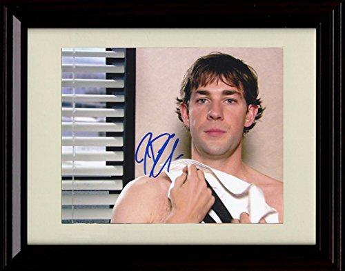 8x10 Framed John Krasinsky Autograph Promo Print - Jim Halpert - The Office Framed Print - Television FSP - Framed   