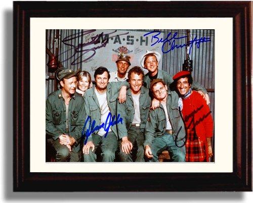 8x10 Framed Mash - Canteen Autograph Promo Print - Cast Signed Framed Print - Television FSP - Framed   