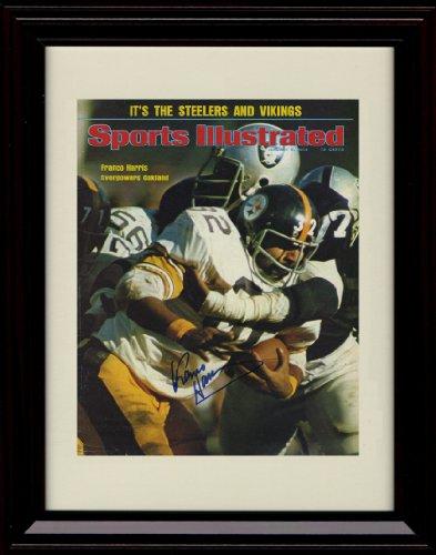 Unframed Franco Harris SI Autograph Promo Print Unframed Print - Pro Football FSP - Unframed   