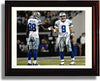 16x20 Framed - Tony Romo and Dez Bryant - Dallas Cowboys Autograph Promo Print Gallery Print - Pro Football FSP - Gallery Framed   