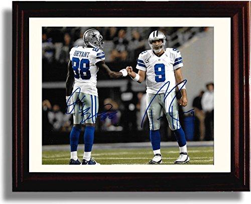 16x20 Framed - Tony Romo and Dez Bryant - Dallas Cowboys Autograph Promo Print Gallery Print - Pro Football FSP - Gallery Framed   