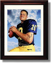 Unframed Tom Brady Autograph Promo Print - Michgan Wolverines Unframed Print - College Football FSP - Unframed   