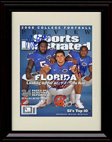 Unframed Tim Tebow, Percy Harvin, Brandon Spikes SI Autograph Promo Print - Unframed Print - College Football FSP - Unframed   