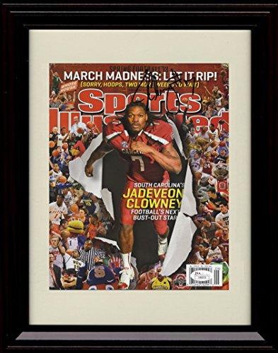 Framed 8x10 Jadeveon Clowney SI Autograph Promo Print - South Carolina Gamecocks Framed Print - College Football FSP - Framed   