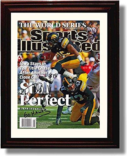 Framed 8x10 Derrell Johnson Koulianos Framed 8x10 Autograph Promo Print - Iowa Hawkeyes Framed Print - College Football FSP - Framed   