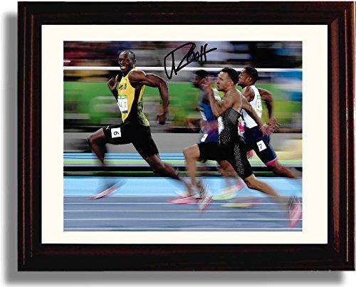 Unframed Usain Bolt "the Smile" Autograph Promo Print Unframed Print - Track FSP - Unframed   