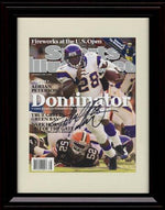 Unframed Adrian Peterson - Minnesota Vikings - SI Autograph Promo Print Unframed Print - Pro Football FSP - Unframed   