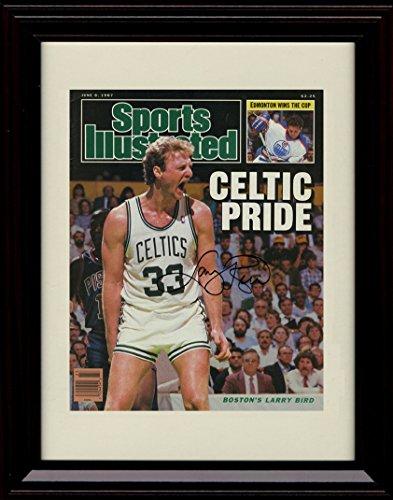 Unframed Larry Bird SI Autograph Promo Print - Boston Celtics Pride Unframed Print - Pro Basketball FSP - Unframed   