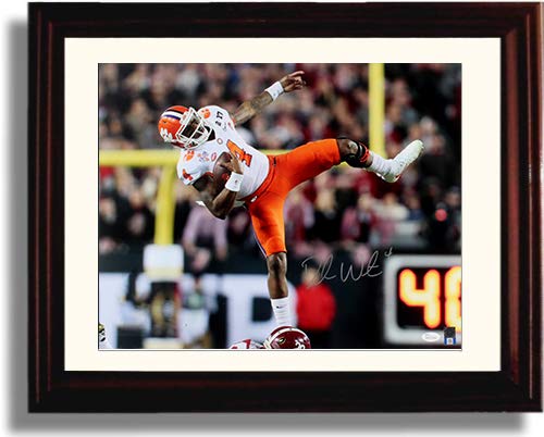 Unframed Deshaun Watson - Championship Game - Clemson Tigers National Champs! Autograph Promo Print Unframed Print - College Football FSP - Unframed   