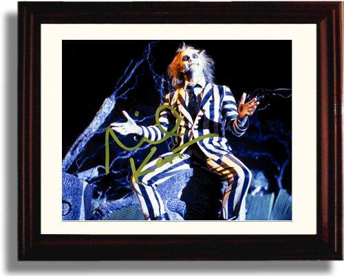 8x10 Framed Michael Keaton Autograph Promo Print - Beetle Juice Framed Print - Movies FSP - Framed   