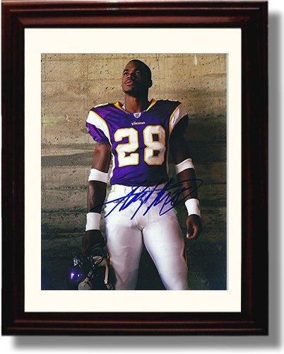 Unframed Adrian Peterson - Minnesota Vikings Autograph Promo Print Unframed Print - Pro Football FSP - Unframed   