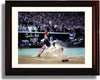 Framed 8x10 Carlton Fisk and Pete Rose Autograph Replica Print Framed Print - Baseball FSP - Framed   