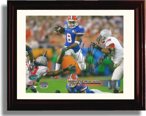 Framed 8x10 Florida Gators Percy Harvin Autograph Replica Print Framed Print - College Football FSP - Framed   