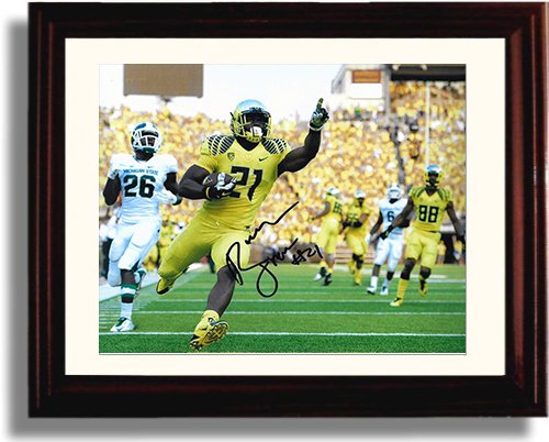 Framed 8x10 Oregon Ducks Royce Freeman Autograph Replica Print Framed Print - College Football FSP - Framed   