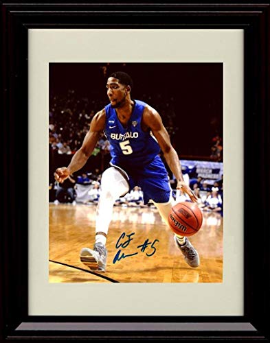 Unframed CJ Massinburg Autograph Promo Print - Driving - Buffalo Bulls Unframed Print - College Basketball FSP - Unframed   