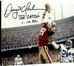 Dwight Clark Canvas Wall Art - The Catch Canvas - Pro Football FSP - Canvas   