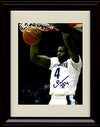 Framed 8x10 Eric Paschall Autograph Promo Print - Dunking - Villanova Wildcats Framed Print - College Basketball FSP - Framed   