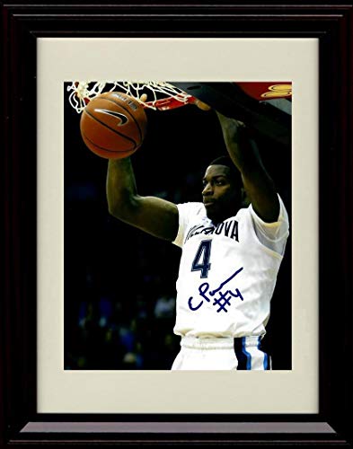 Unframed Eric Paschall Autograph Promo Print - Dunking - Villanova Wildcats Unframed Print - College Basketball FSP - Unframed   